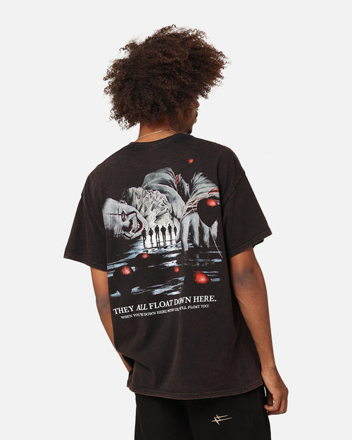 Goat Crew X Warner Bros. Entertainment Pennywise Face Vintage T-Shirt Black Wash