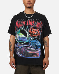 Goat Crew - Pixar Cars Delinquent Road Hazards Vintage T-Shirt Black Wash