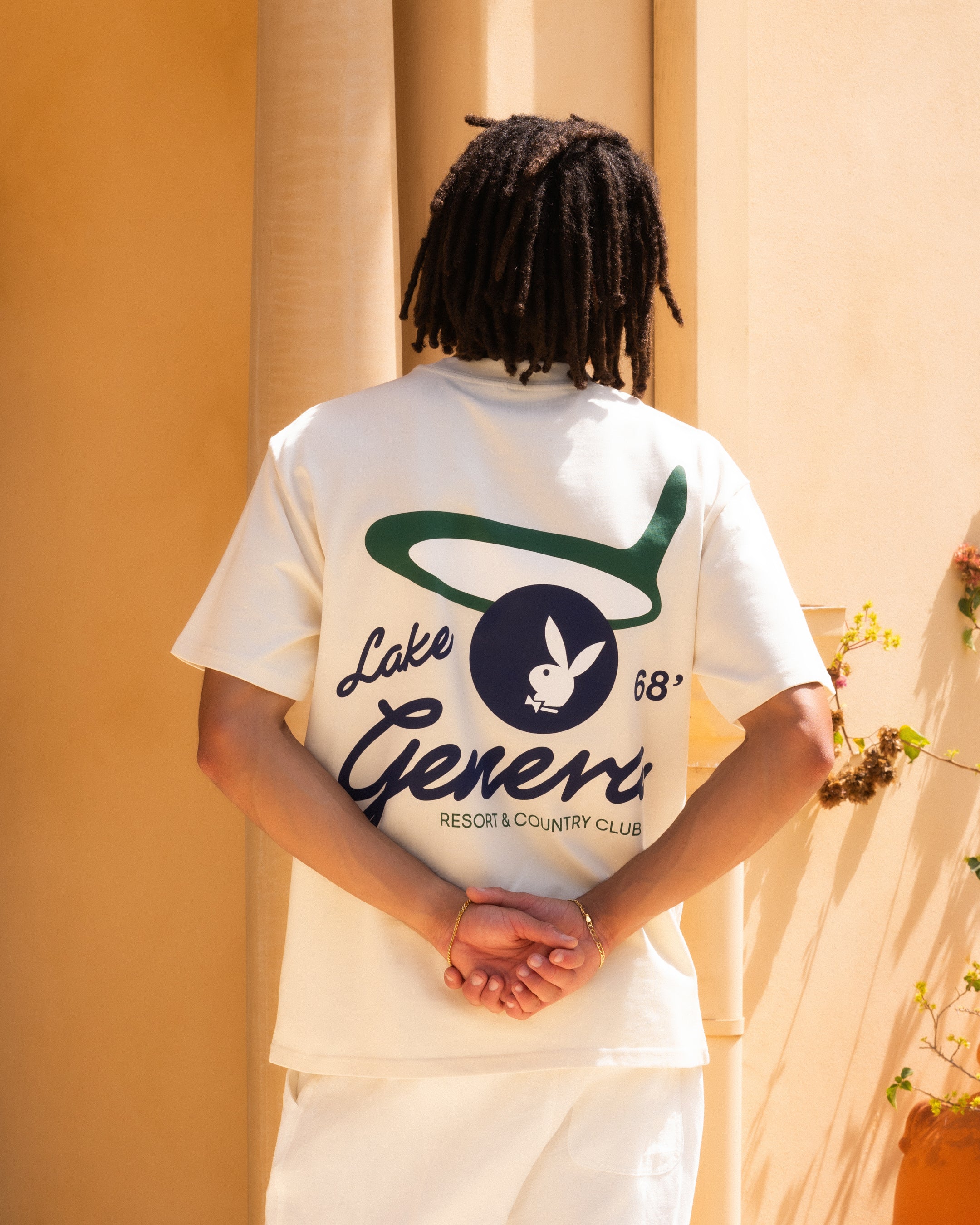 カ*オ様 PLAY BOY ヴィンテージTシャツ オフホワイトカラー フロントロ カ*オ様 PLAY BOY ヴィンテージTシャツ オフホワイトカラー フロントロ