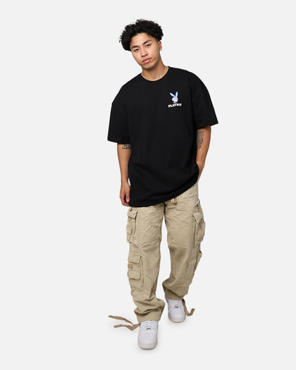 Playboy By Culture Kings Lit Bunny T-Shirt Black