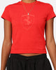 Puma X Scuderia Ferrari Women's Ferrari Style Baby Doll T-Shirt Rosso Corsa
