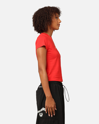 Puma X Scuderia Ferrari Women's Ferrari Style Baby Doll T-Shirt Rosso Corsa