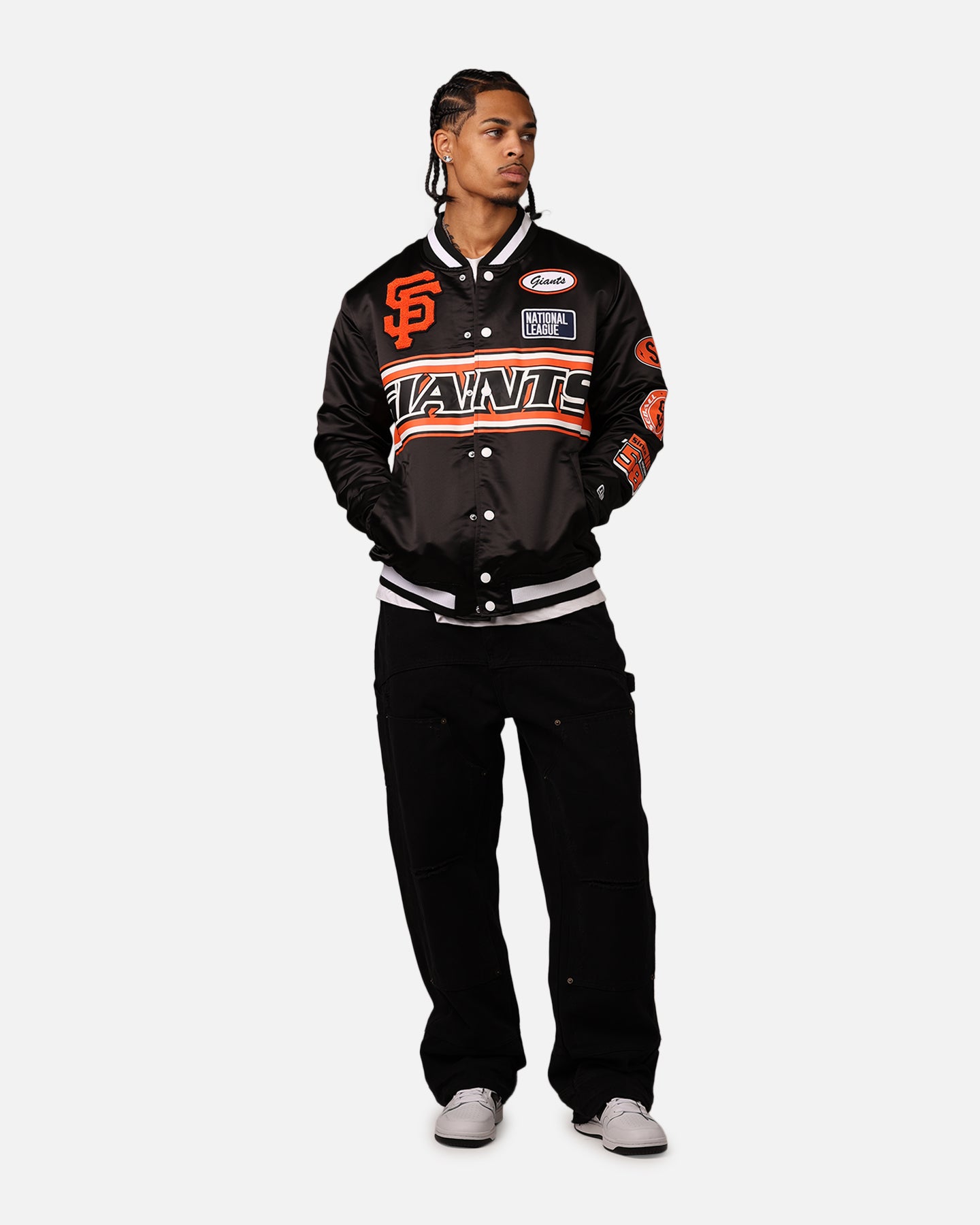 San Francisco Giants ジャケット New Era San Francisco Giants 2024 Rally Drive Jacket Black/White