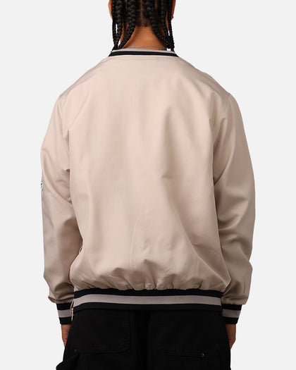 New Era New York Yankees Sports Classics Pullover Windbreaker Stone/OTC