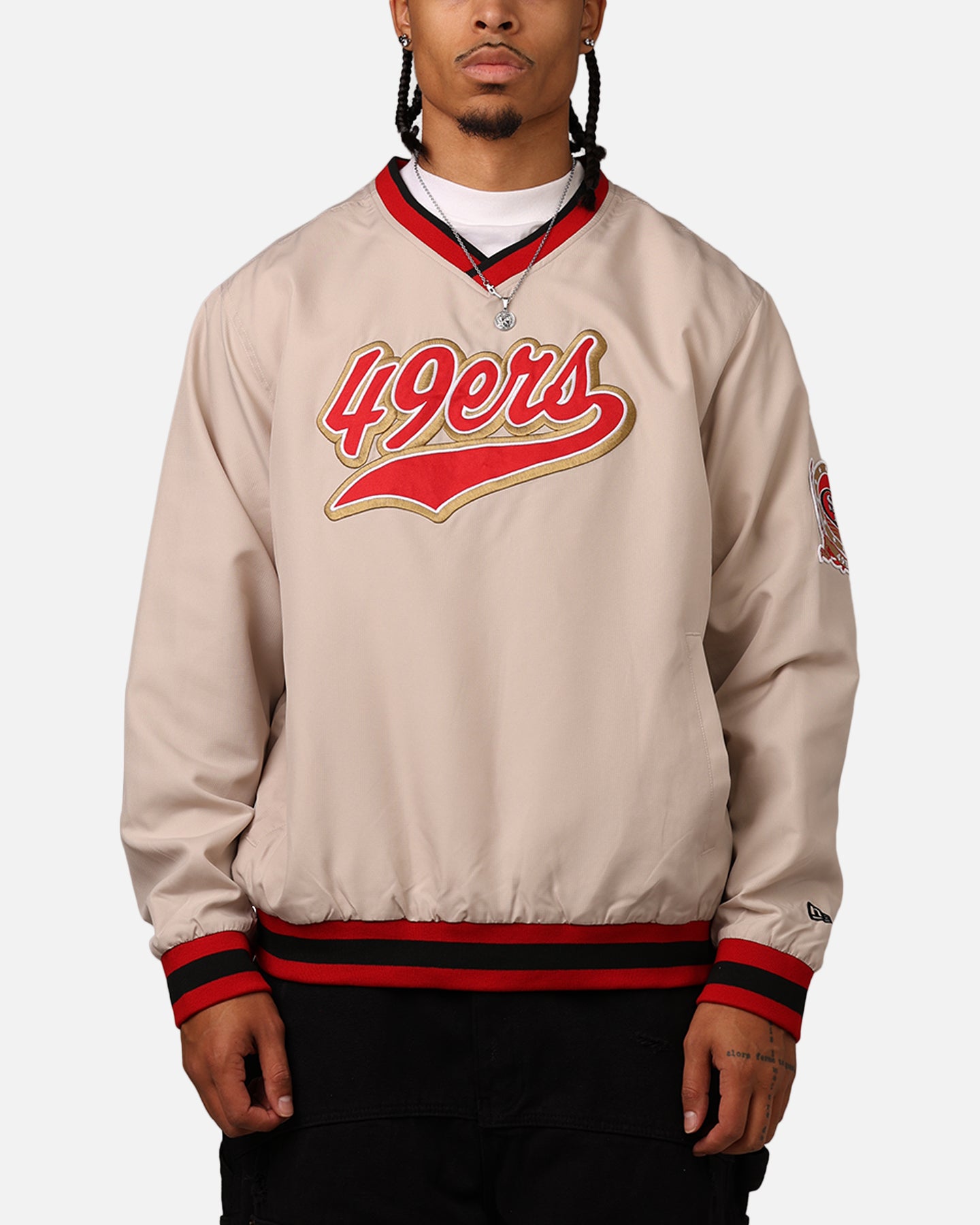 New Era San Francisco 49ers Sports Classics Pullover Windbreaker