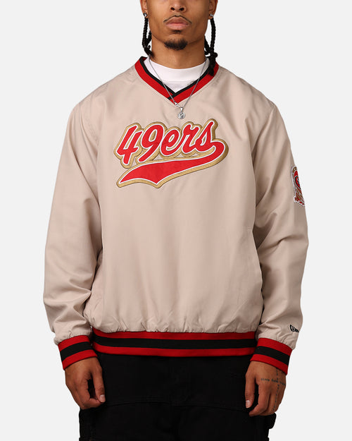 New Era San Francisco 49ers Sports Classics Pullover Windbreaker Stone/OTC