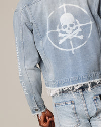 Saint Morta Post Humanous Denim Jacket Blue Wash
