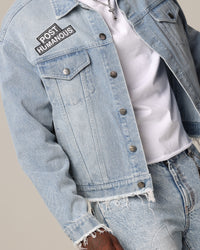 Saint Morta Post Humanous Denim Jacket Blue Wash