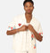 Loiter Oasis Embroidered Button Up Shirt Ecru