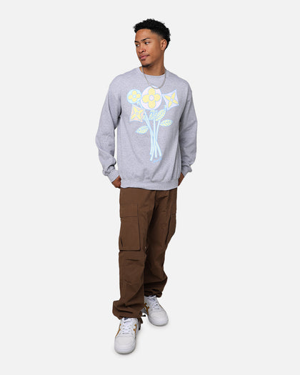 Secret Club Flower Crewneck Ash