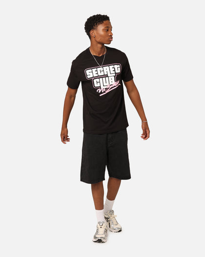 Secret Club No Snitches T-Shirt Black