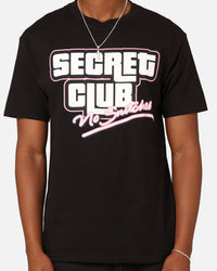 Secret Club No Snitches T-Shirt Black