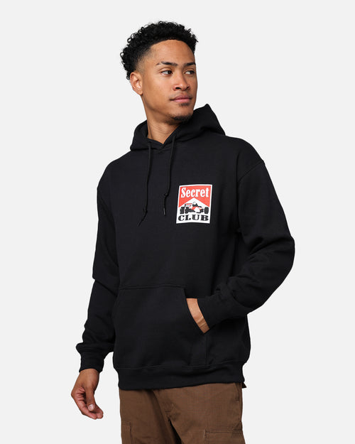 Secret Club Racing Hoodie Black