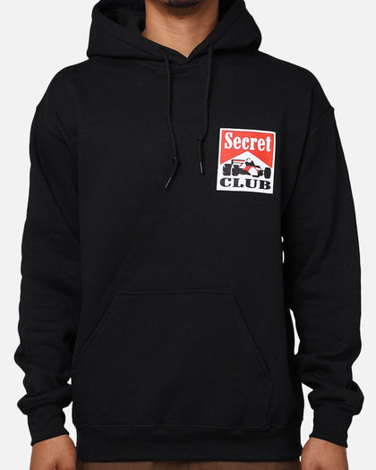 Secret Club Racing Hoodie Black