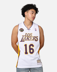 Mitchell & Ness Los Angeles Lakers Pau Gasol '08-09 'Latin Nights Collection' Swingman Jersey White