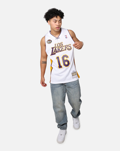 Mitchell & Ness Los Angeles Lakers Pau Gasol '08-09 'Latin Nights Collection' Swingman Jersey White