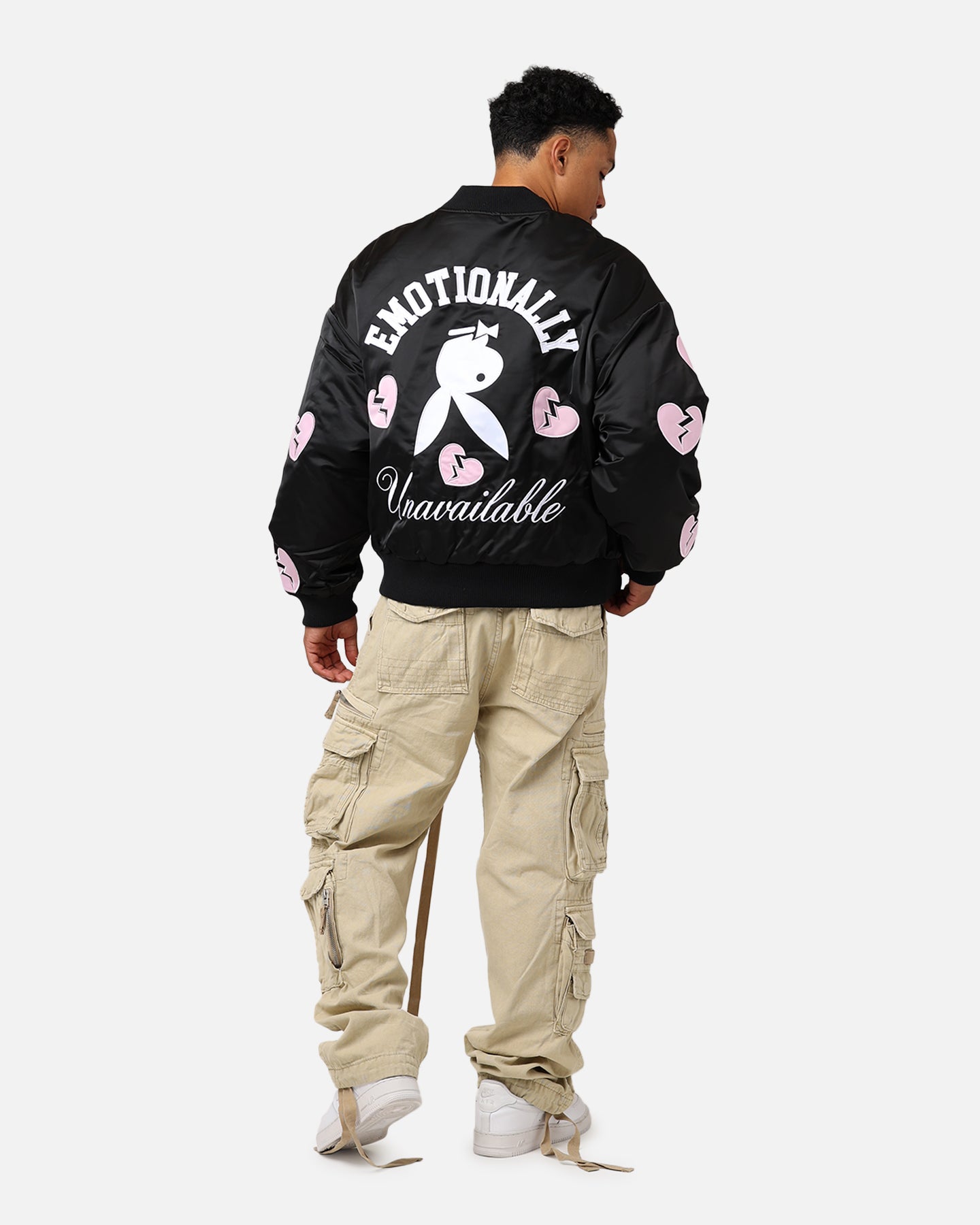 Playboy By Culture Kings Loverboy Bomber Jacket Black | Culture