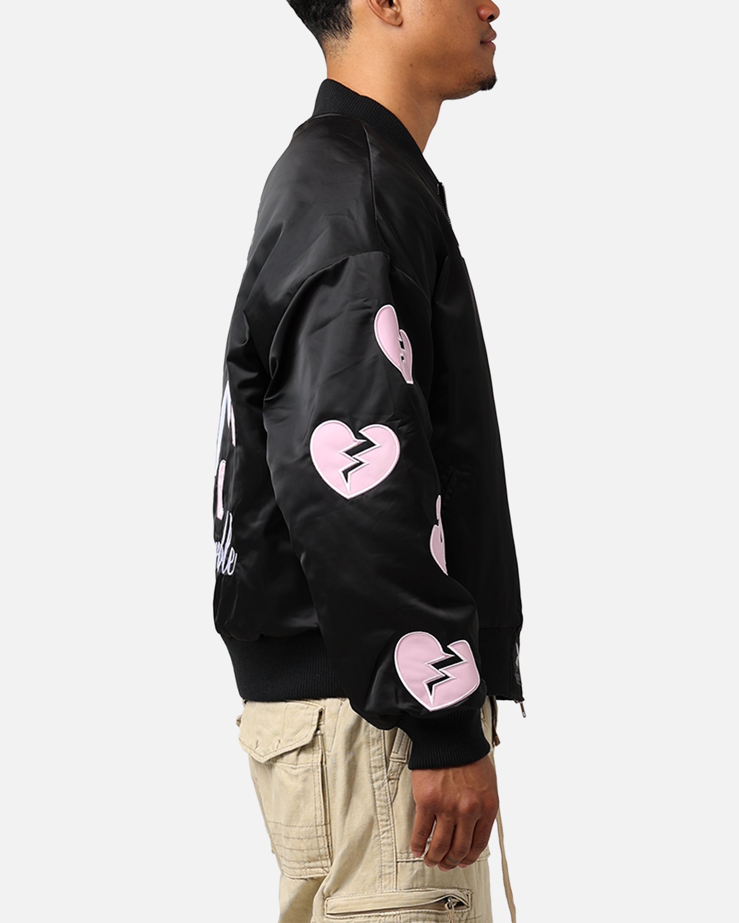 Playboy By Culture Kings Loverboy Bomber Jacket Black | Culture