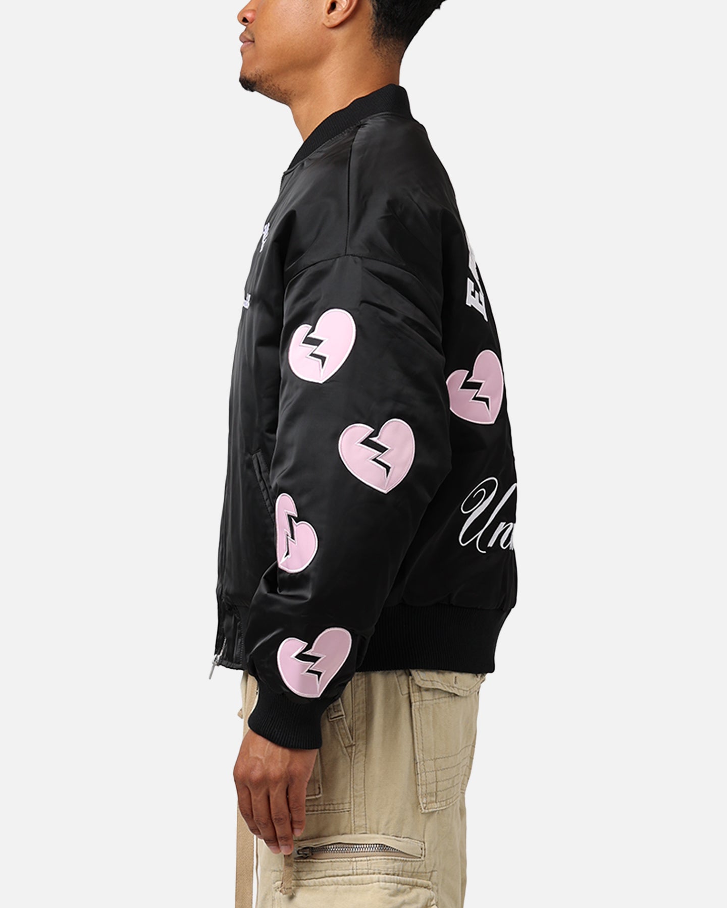Playboy By Culture Kings Loverboy Bomber Jacket Black | Culture