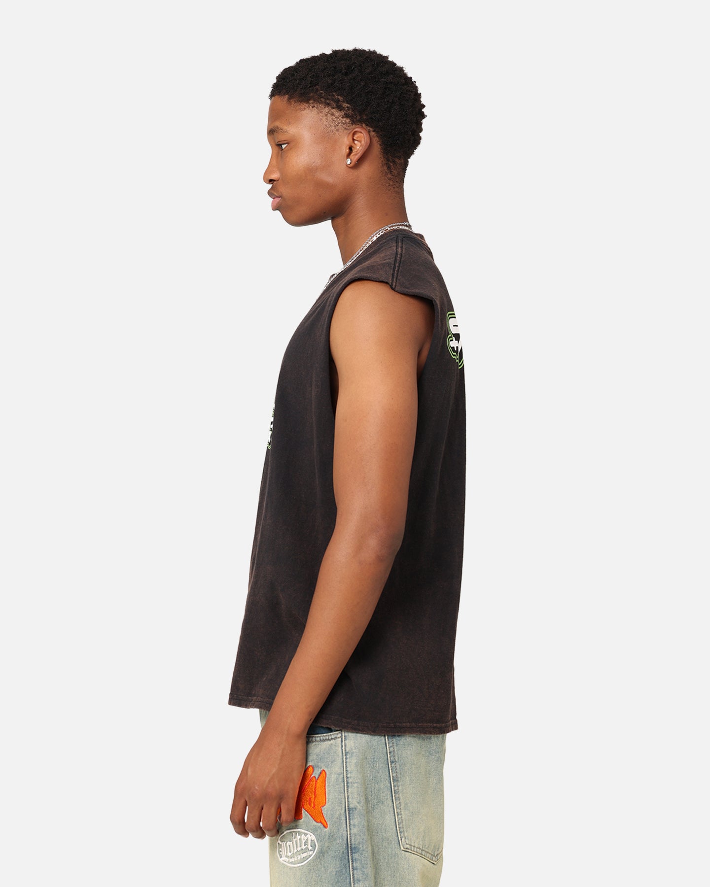 Goat Crew Y2K Ninja Vintage Muscle T-Shirt Black Wash | Culture