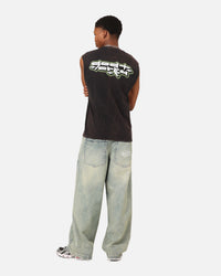 Goat Crew Y2K Ninja Vintage Muscle T-Shirt Black Wash