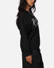 X-Girl Women's Drop Stitch Oversized Knit Crewneck Black