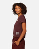Mitchell & Ness Women's Chicago Bulls Wavey Text Shrunken Baby T-Shirt Fudge