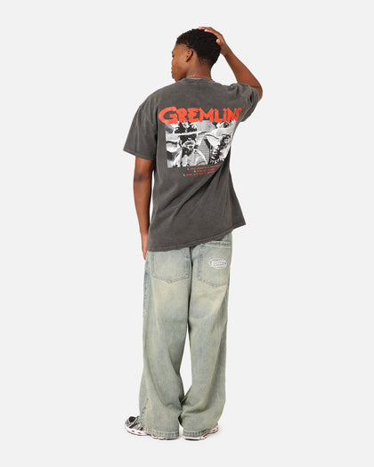 American Thrift X Gremlins Vintage Heavyweight T-Shirt Black Wash