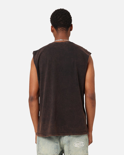 Goat Crew Goat Angels Vintage Muscle T-Shirt Black Wash