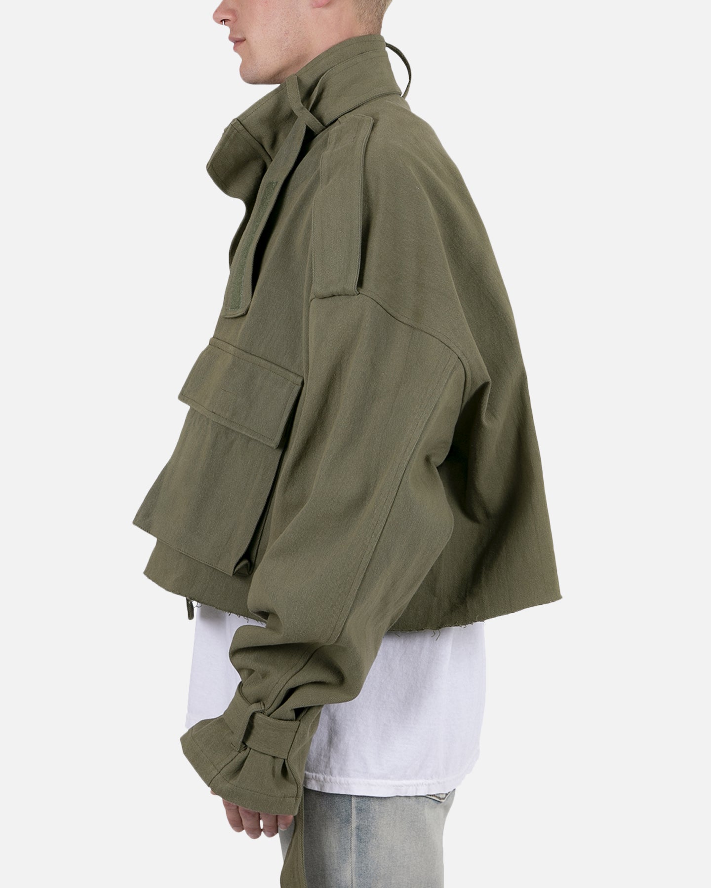 MNML Cropped M65 Jacket Olive | Culture Kings US