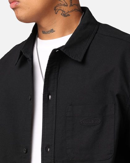 X-Large Oxford Long Sleeve Shirt Black
