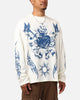 Loiter Hearts Ablaze Long Sleeve T-Shirt Off White