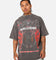 Loiter Dog Tag Oversized T-Shirt Charcoal Grey