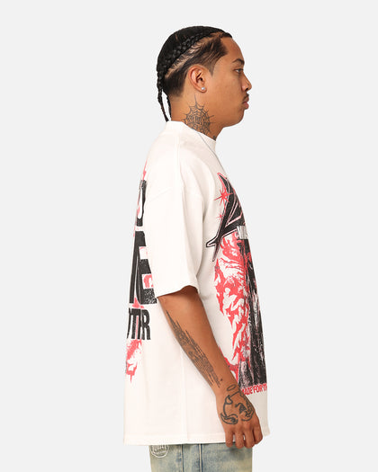 Loiter Dog Tag Oversized T-Shirt Off White