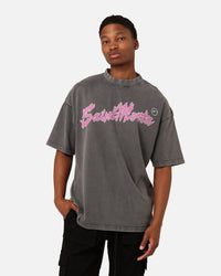 Saint Morta Firestarter T-Shirt Washed Charcoal