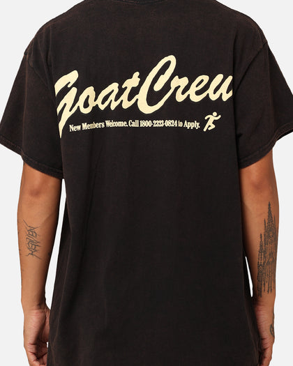 Goat Crew GC Athlete T-Shirt Washed Black