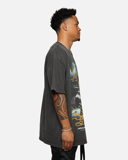 Mitchell & Ness X McLaren X Culture Kings Las Vegas Collection Lando Norris Vintage T-Shirt Black Wash