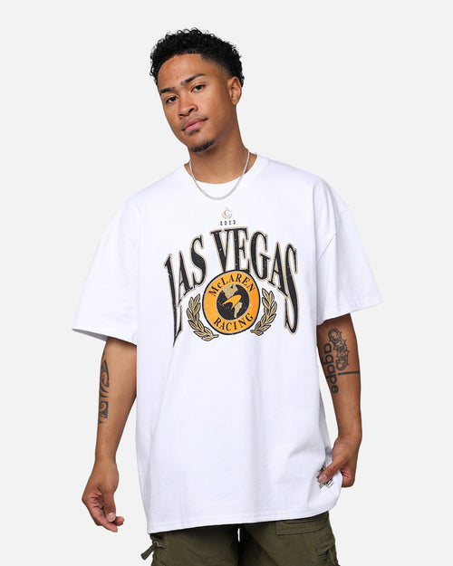 Mitchell & Ness X McLaren X Culture Kings Las Vegas Collection Vintage Sport T-Shirt White