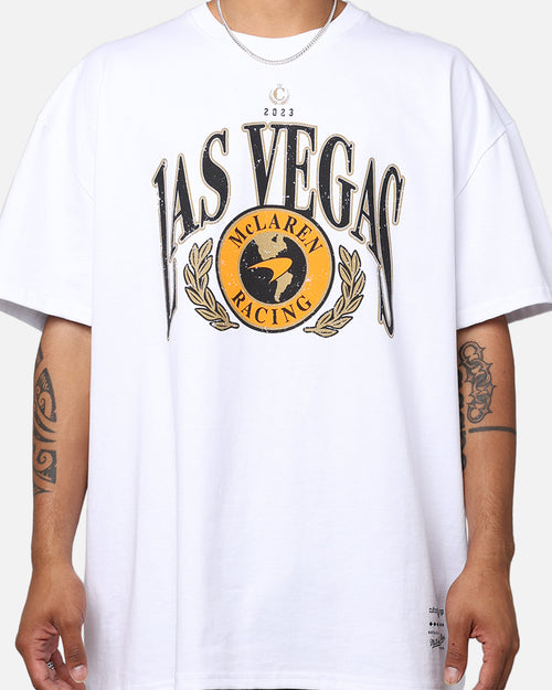 Mitchell & Ness X McLaren X Culture Kings Las Vegas Collection Vintage Sport T-Shirt White