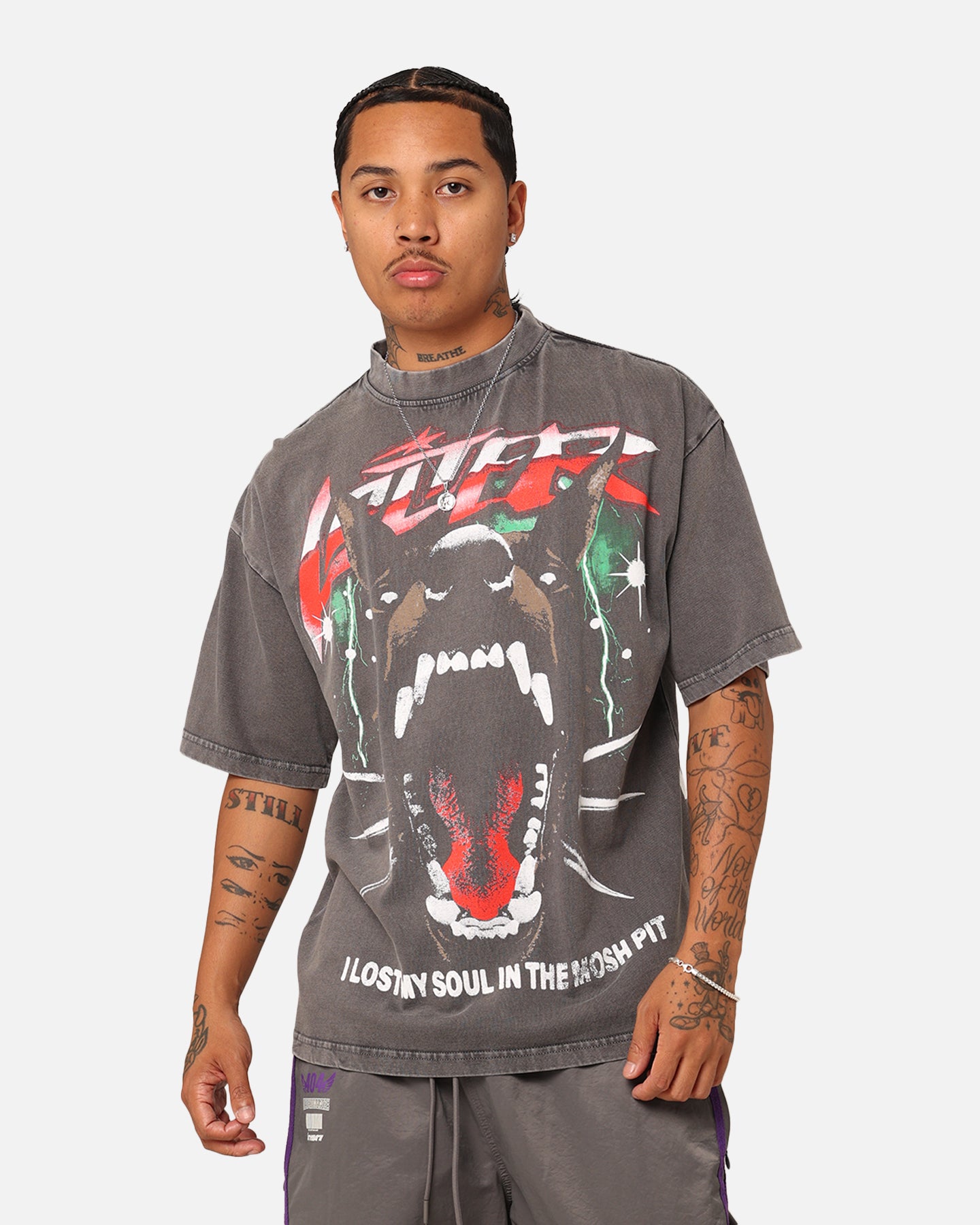 新品■MADE WORN■WATTS RIOT Tシャツ■グレー■アパルトモン L'Appartement DEUXIEME CLASSE - 新品□MADE WORN□WATTS RIOT T