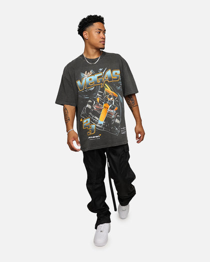 Mitchell & Ness X McLaren X Culture Kings Las Vegas Collection Oscar Piastri Vintage T-Shirt Black Wash