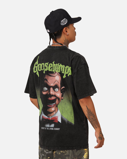 American Thrift X Goosebumps Living Dummy Vintage T-Shirt Black Wash