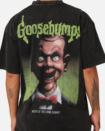 American Thrift X Goosebumps Living Dummy Vintage T-Shirt Black Wash