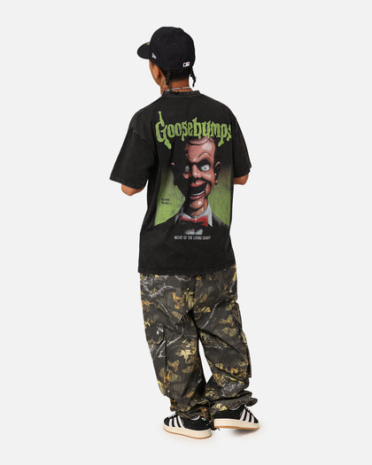 American Thrift X Goosebumps Living Dummy Vintage T-Shirt Black Wash