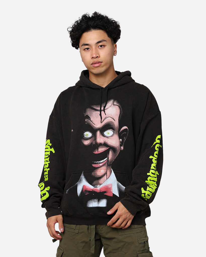 American Thrift X Goosebumps Living Dummy Vintage Hoodie Black