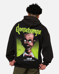 American Thrift X Goosebumps Living Dummy Vintage Hoodie Black Wash