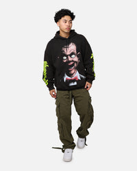 American Thrift X Goosebumps Living Dummy Vintage Hoodie Black Wash