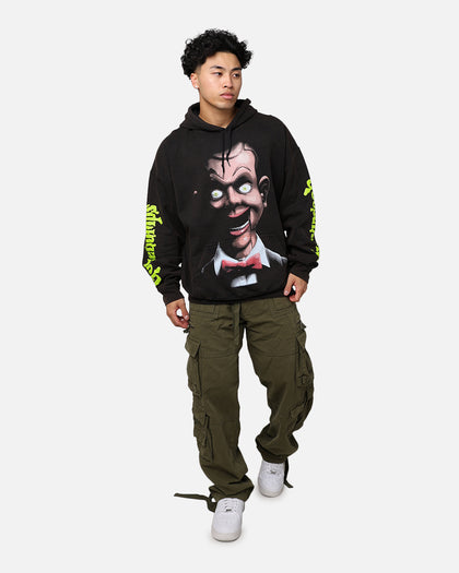 American Thrift X Goosebumps Living Dummy Vintage Hoodie Black Wash