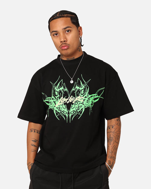 Loiter Lotus Oversized T-Shirt Black