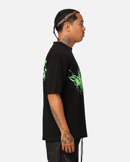 Loiter Lotus Oversized T-Shirt Black